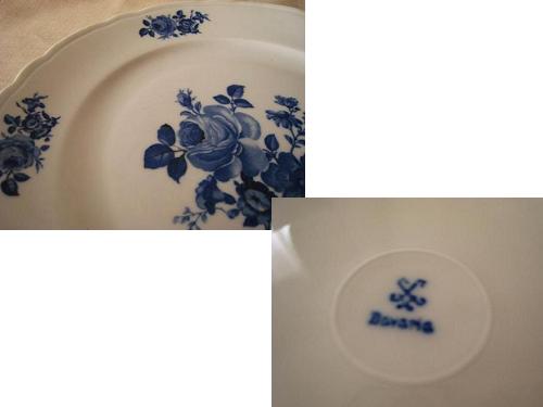 画像: Blue　Flower　ディナープレート（１枚）